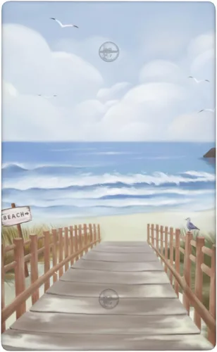 Vista 9 de Cubierta de placa de pared de palanca individual de 1 cuadrilla, cubierta decorativa de mar para baño, dormitorio, cocina, decoración de pared, 4.5