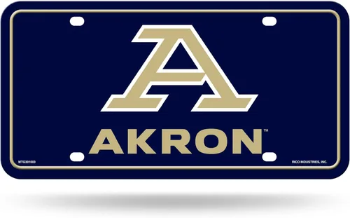 Vista 59 de NCAA etiqueta de metal para auto, negro