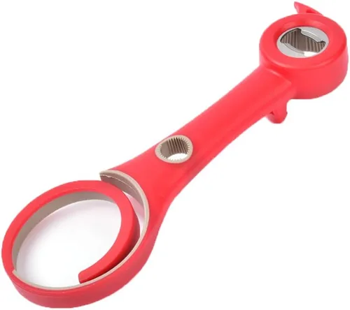 Vista 7 de Muellery Multifuncional 6 en 1 abridor de botellas tarro abrelatas comodidad fácil de usar hogar multi cocina herramientas verde CW00542Green