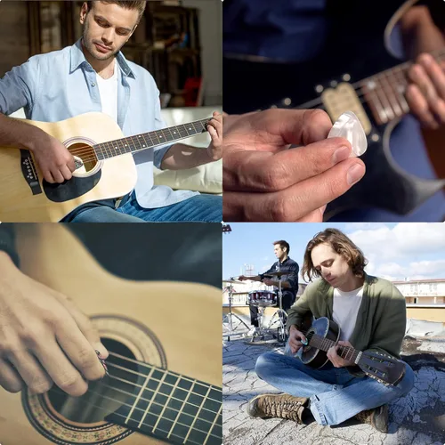 Vista 5 de Paquete de 6 púas de guitarra, moldes de resina epoxi, plectrums de guitarra, molde de fundición de silicona, moldes para hacer joyas