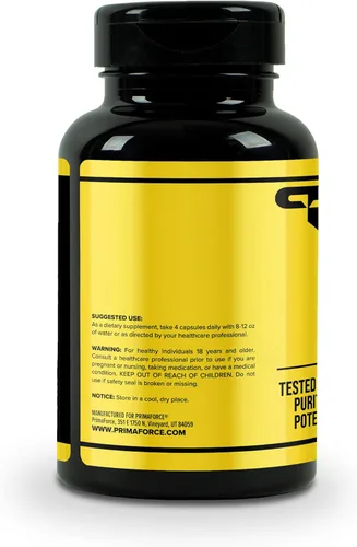 Vista 3 de Primaforce L-citrulina 3000mg, 120 cápsulas, 30 porciones