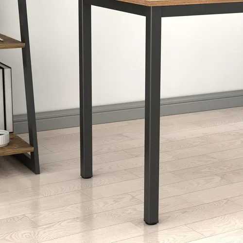 Vista 113 de DlandHome Escritorio pequeño para computadora de 31.5 pulgadas, mesa de escritura para espacios pequeños, mesa de estudio, escritorio para Negro