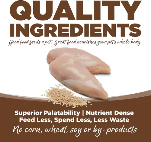 Vista 4 de NutriSource Pure Vita - Alimento seco para perros, pollo y arroz integral, 12 libras