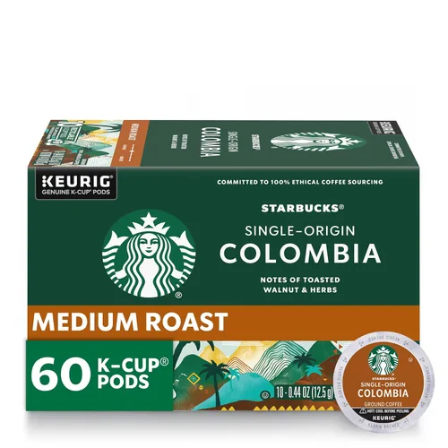 Vista 35 de Starbucks Cápsulas de café K-Cup, café tostado medio Starbucks, Pike Place Roast, 100% arábica, 6 cajas (60 cápsulas en total)