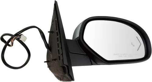 Vista 211 de TRQ Cubierta cromada del espejo manual del lado del pasajero, acabado liso para Volvo VNL 2004-2014