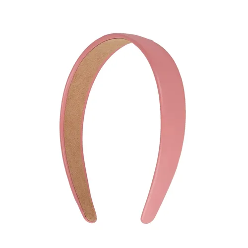 Vista 11 de Motique Accessories Diadema de cuero vegano de 1 pulgada para mujeres y niñas (negro)