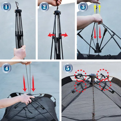 Vista 5 de BenefitUSA Kitty Compuesto Cat Play House Outdoor Tube Enclosure Yard Pen Cage Fun Tent