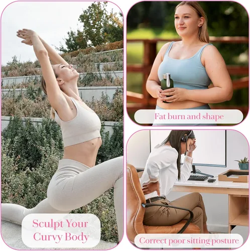 Vista 4 de Figure 8 Resistance Band with Handles Elastic Bands for Working Out Arm Back Shoulder Training Elastic Ropes Exercise Equipment for Yoga Pilates