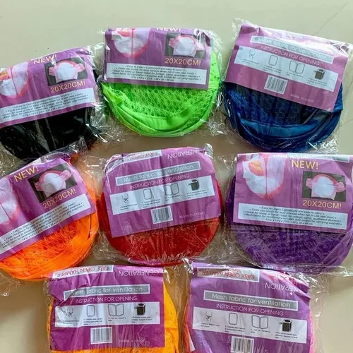 Vista 3 de DXMRWJ - Cestas de almacenamiento para ropa sucia, bolsa plegable de malla fácil para ropa sucia, cesta de ropa para dormitorio universitario