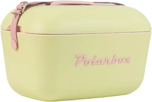 Vista 13 de Retro Beach Cooler Vintage Picnic Lunch Box Bag Portable Cooler Travel Camping Senderismo 90s Style Ice Chest