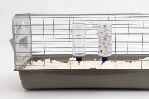 Vista 8 de Lixit Botellas de agua resistentes a la intemperie de 32 onzas con montaje resistente para conejos y hurones (conejos)