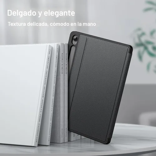 Vista 4 de JETech Funda para Samsung Galaxy Tab S10 Lite / S10 FE / S9 FE 10.9 Pulgadas con Soporte para Lápiz S, Funda Folio Delgado con Soporte y Visor Negro