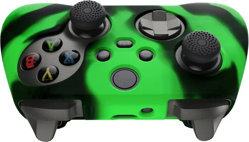 Vista 7 de PlayVital Camouflage Soft Anti-Slip Silicone Cover for Xbox Series X Controller, Rubber Case Protector for Xbox Core Wireless Controller with Black