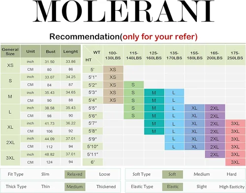 Vista 4 de MOLERANI - Vestido informal tipo camiseta liso sencillo y holgado para mujer