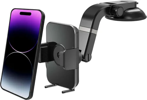 Vista 11 de Soporte de teléfono para automóvil – Soporte ajustable para teléfono celular – Soporte universal para teléfono celular – Soporte de teléfono