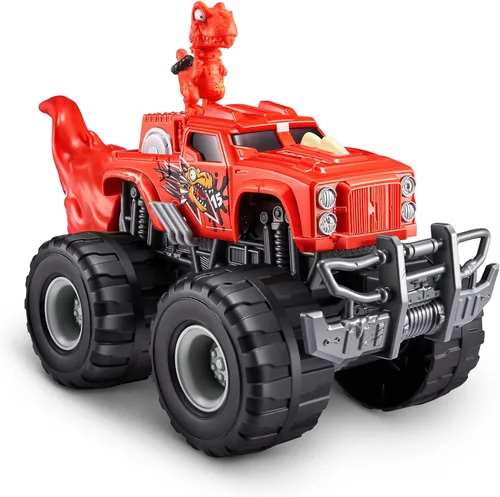 Vista 4 de Smashers Monster Wheels Paquete Misterioso RED Flame [¡Más de 25 Sorpresas de Monster Trucks!]
