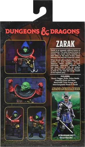 Vista 2 de NECA - Dungeons & Dragons - Figura de acción Ultimate Zarak de 7 pulgadas
