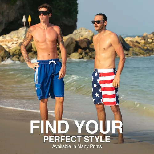 Vista 6 de Kanu Surf - Traje de baño Barracuda para hombre (tallas regulares y grandes)