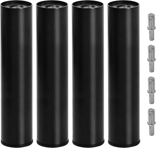 Vista 20 de Patas de metal de 2 pulgadas de repuesto para base de cama ajustable eléctrica, tornillo no ajustable en patas cortas