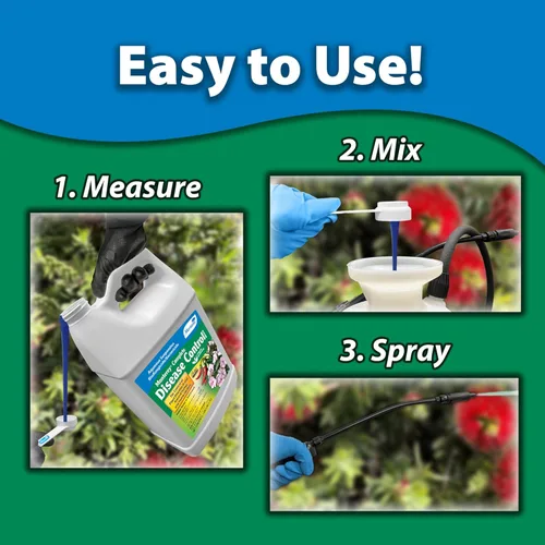 Vista 10 de Monterey Control completo de enfermedades - Biofungicida orgánico de jardinería y bactericida para el control de enfermedades de las plantas - 1