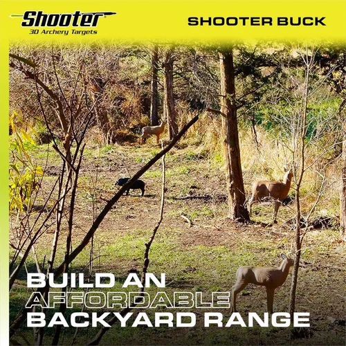 Vista 8 de Big Shooter Buck - Objetivo de tiro con arco 3D con núcleo de inserción reemplazable