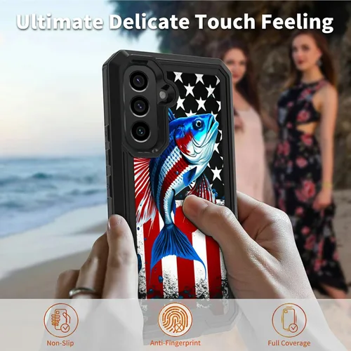 Vista 6 de Funda para Samsung S23 FE Galaxy S23 FE 2 en 1 PC duro de doble capa TPU suave a prueba de golpes Funda protectora para Samsung Galaxy S23 FE 6.4