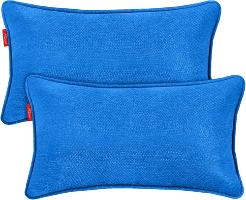 Vista 14 de Pcinfuns Almohadas lumbares para exteriores e interiores, almohada mullida repelente al agua, cojines lumbares decorativos para patio, hogar, sofá