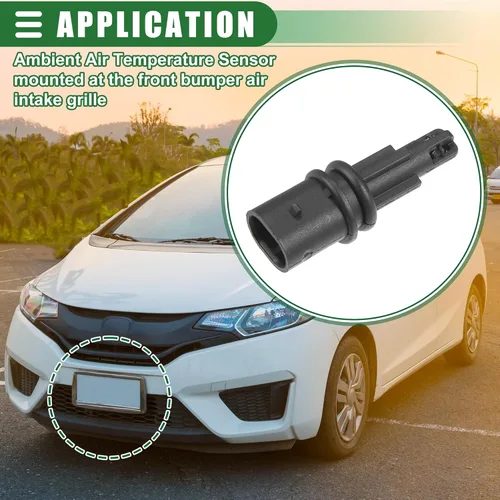 Vista 3 de Motoforti Sensor de temperatura de admisión de aire, sensor de temperatura de carga de aire, para Chevrolet Cruze 2009-2016, plástico