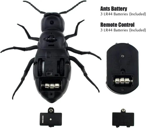 Vista 4 de Tipmant Control remoto hormigas RC coche vehículo animal eléctrico insectos niños juguete para cumpleaños Navidad