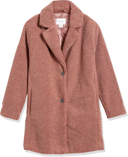 Vista 5 de Tienda Essentials - Chaqueta de forro polar con solapas para mujer, diseño de oso de peluche, talla extragrande (anteriormente Daily Ritual)