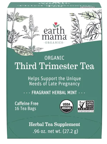 Vista 27 de Earth Mama Angel Baby Té orgánico del tercer trimestre, 16 bolsas/caja, 3, 3