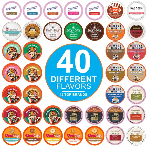 Vista 12 de Muestra de Variedades de café para cápsulas de infusiones Keurig K-Cup, 40