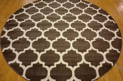 Vista 689 de Unique Loom Trellis Collection - Alfombra de área de Filadelfia, rectangular de 2 pies 2 pulgadas x 3 pies, color morado y marfil