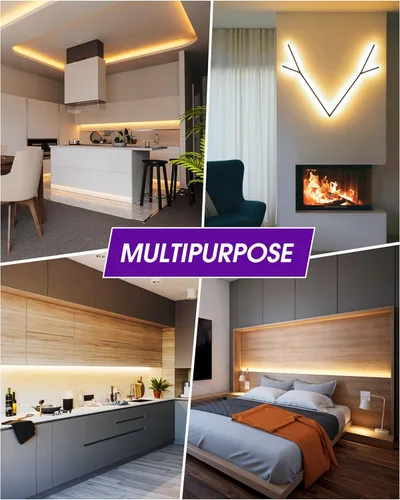 Vista 6 de HitLights - Paquete de 26 conectores LED de 2 pines de 10 mm, conectores de cinta LED sin soldadura transparentes para tira de luz LED