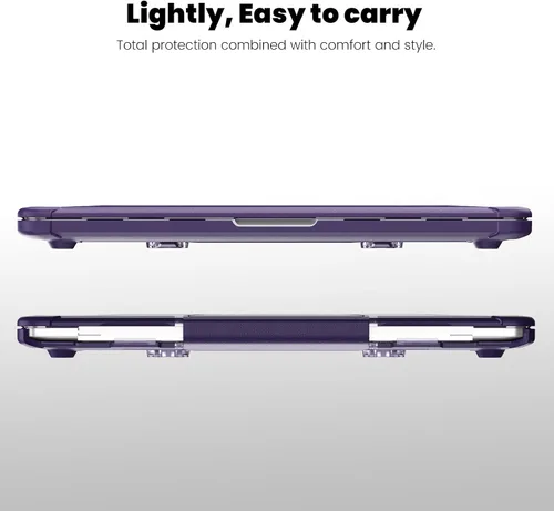 Vista 9 de DTangLsm Funda para MacBook Pro de 13 pulgadas 2024 2023-2016 M2 M1 A2338 A2289 A2251 A2159 A1989 A1706 A1708 Carcasa Protectora Rígida de Plástico