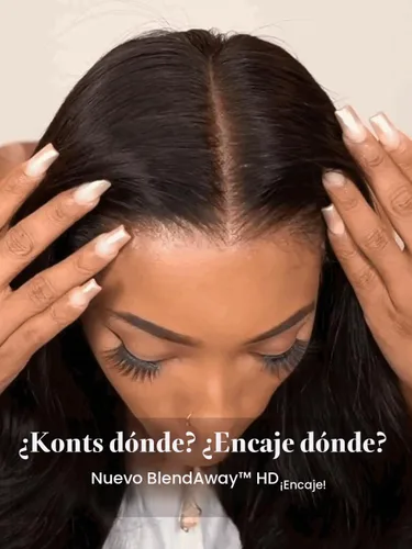 Vista 6 de UNICE - Peluca frontal de encaje con onda corporal 13X4 con cordón de ajuste, pelucas de cabello humano, colocación y listo, peluca sin pegamento
