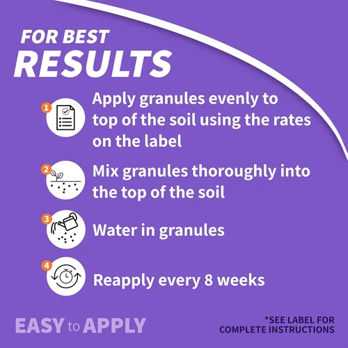 Vista 9 de Bonide Control sistémico de insectos para plantas de interior, gránulos listos para usar de 8 onzas para interiores y exteriores, protege