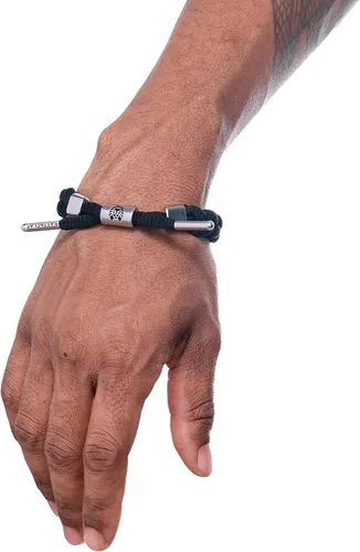 Vista 3 de Rastaclat Pulseras ajustables originales de Onyx trenzadas a mano para hombre para todas las edades