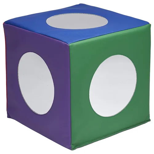 ECR4Kids SoftZone cubo espejo, juguete sensorial, varios colores