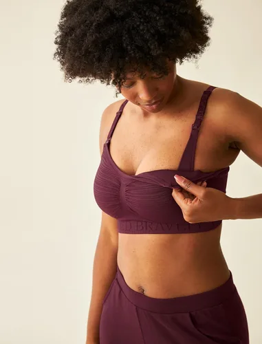 Vista 29 de Kindred Bravely Sublime Pumping Bra Hands Free, Adjustable Pumping & Nursing Bra with EasyClip for All Breast Pumps