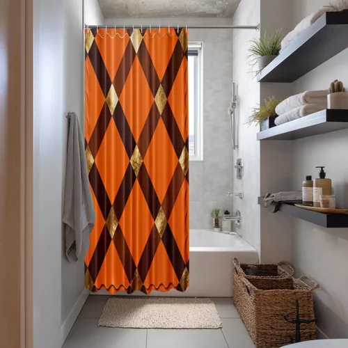 Vista 140 de Shrahala Father and Child Embracing No Hooks Shower Curtain with Snap in Liner Set, Tender Moment Captured Bathroom Décor Polyester Fiber Waterproof