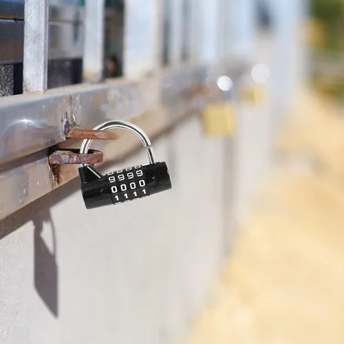 Vista 8 de DOITOOL Candado de combinación fácil de operar para casilleros escolares, buzones de correo y uso seguro al aire libre
