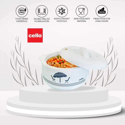 Vista 2 de Cello Chef 2500 Deluxe - Calentador y enfriador de cazuela con aislamiento, capacidad de 77.8 fl oz