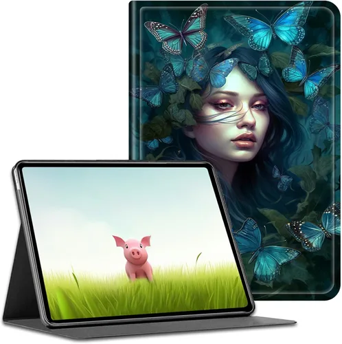 Vista 22 de Funda protectora para iPad de 10.9 pulgadas, iPad de 10.9 pulgadas, 11ª generación de 11 pulgadas (2025), funda protectora delgada de piel sintética