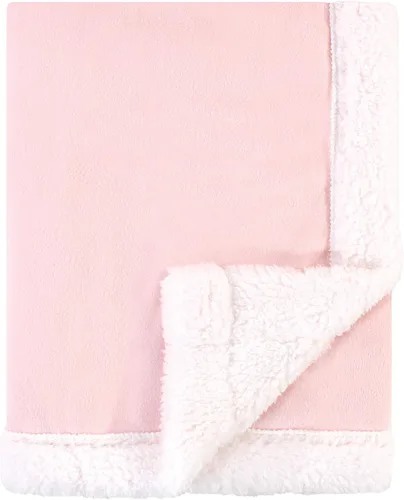 Vista 6 de Hudson Baby Manta unisex de felpa de visón y sherpa para bebé, abstracta, talla única