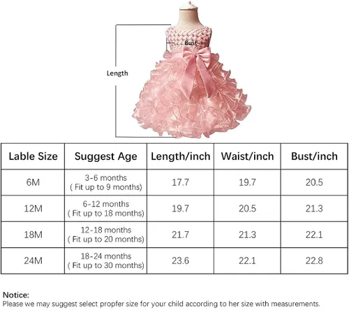 Vista 5 de Vestido de encaje con volantes para niñas para niña de las flores en la boda
