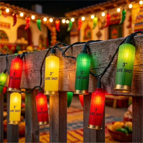 Vista 28 de 8.5Ft Patriotic Red White Blue Star String Lights, 10 LED Plug in Connectable Fairy Lights for 4th of July Independence Day, Outdoor Waterproof Star