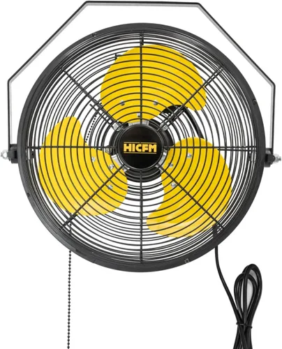 Vista 11 de HiCFM Ventilador industrial de pared 9100 CFM de 24 pulgadas con motor de recinto TEAO, rodamiento de bolas lubricado permanente, cable de 9 pies