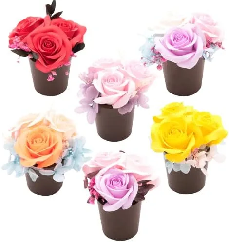 Vista 7 de ArtIFl 3rose Flor de arcilla relajante regalo de seguridad