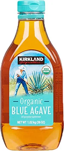 Kirkland Signature Edulcorante Orgánico de Agave Azul Multiusos, Botella de 36 oz